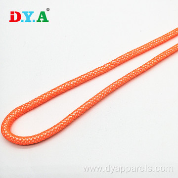 Polyester Mesh Round Drawstrings Cord For Garment Clothes